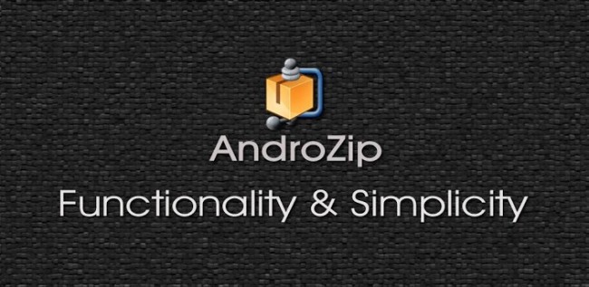 חילוץ קבצי RAR ו-ZIP לאנדרואיד : AndroZip File Manager